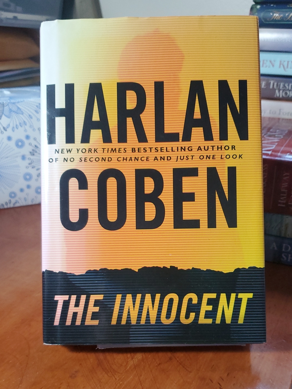 "The Innocent" Hardcover By Harlan Coben - Yellow Gradient Cover